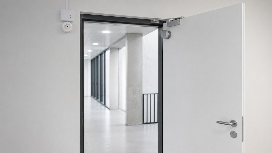 Haftmagnet und Rauchschalter